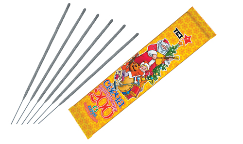  Бенгальские свечи 6 шт 200 мм в пакете  в Красноперекопске